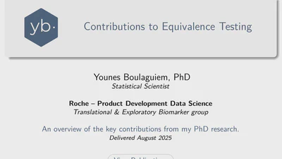 Contributions to Equivalence Testing featured image